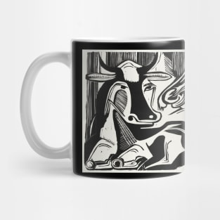 Large Cow Lying Down Mug